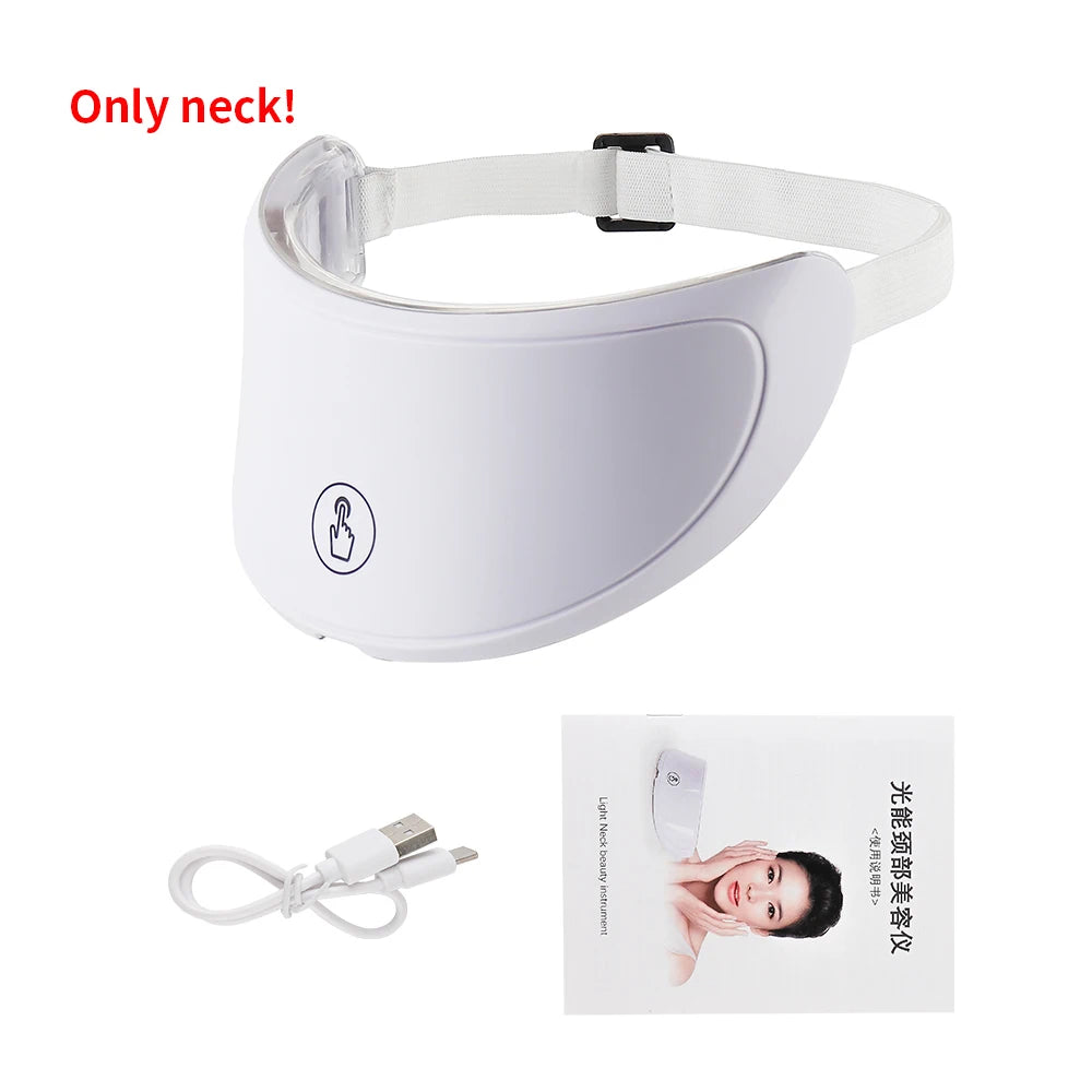 SOLVEA™ Red Light Mask & Neck Red Light Therapy Mask For Skin