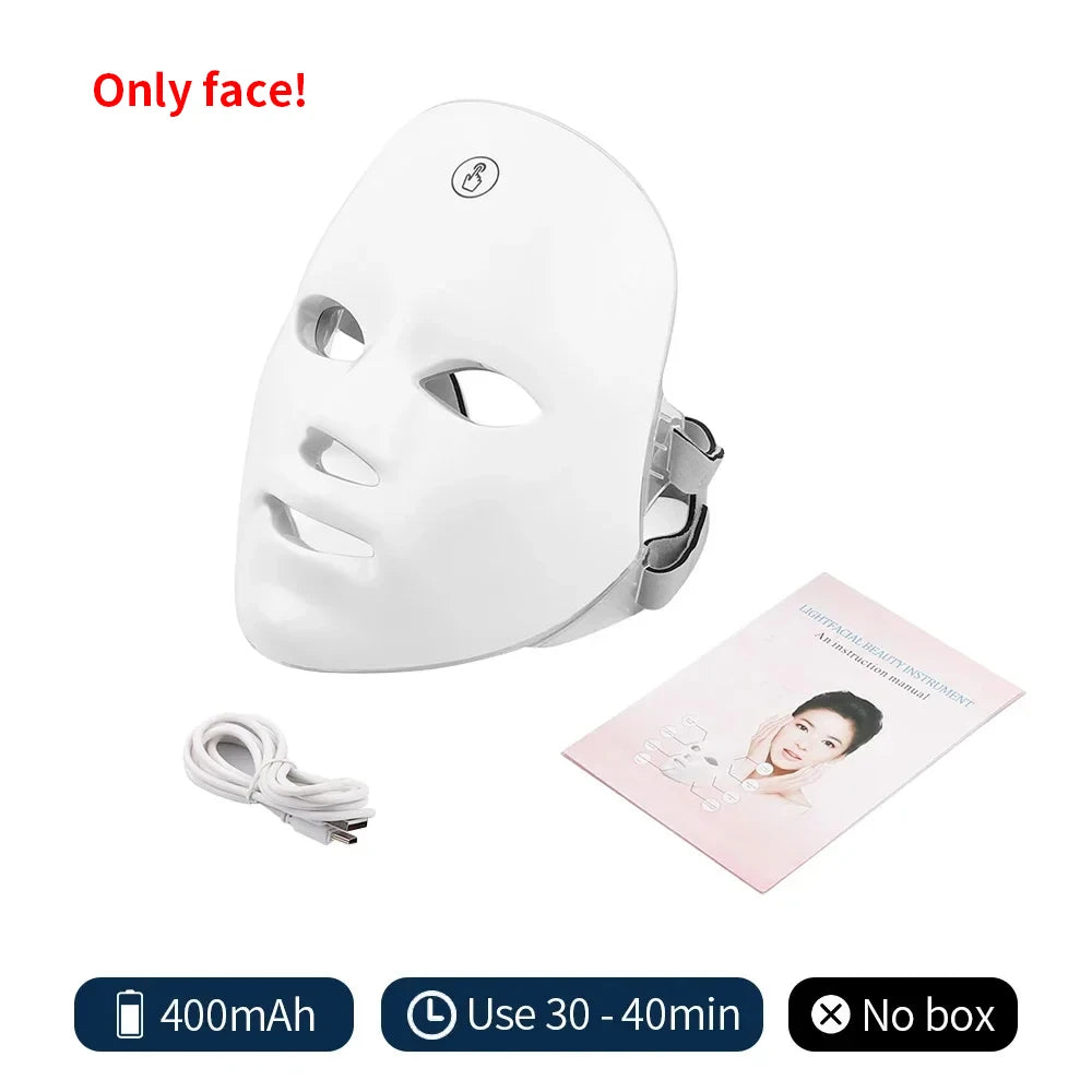 SOLVEA™ Red Light Mask & Neck Red Light Therapy Mask For Skin