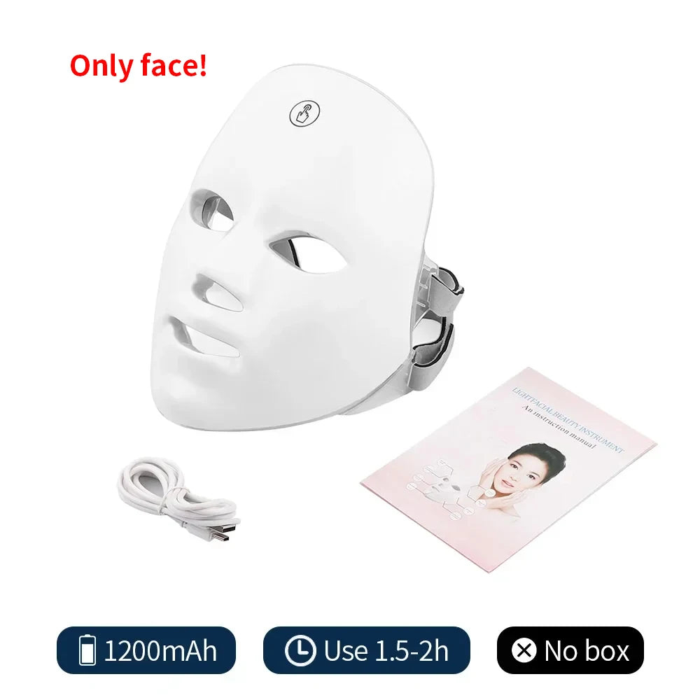 SOLVEA™ Red Light Mask & Neck Red Light Therapy Mask For Skin
